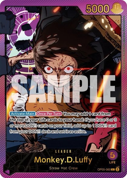 Monkey.D.Luffy (SP), Extra Booster: Anime 25th Collection OP05-060