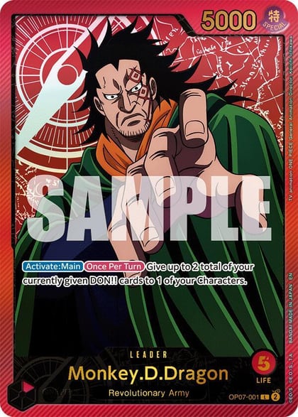 Monkey.D.Dragon (SP), Extra Booster: Anime 25th Collection OP07-001