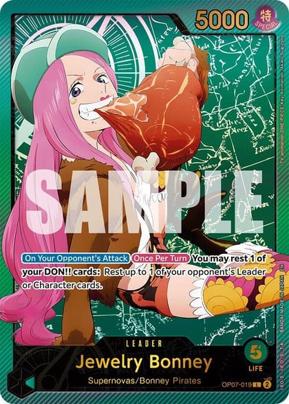 Jewelry Bonney (SP), Extra Booster: Anime 25th Collection OP07-019