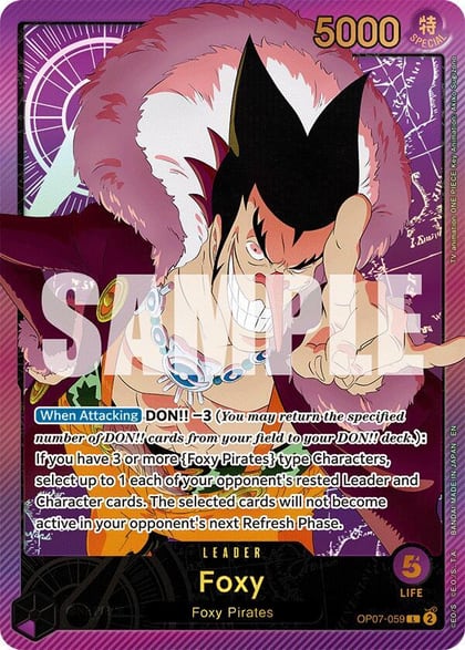 Foxy (SP), Extra Booster: Anime 25th Collection OP07-059