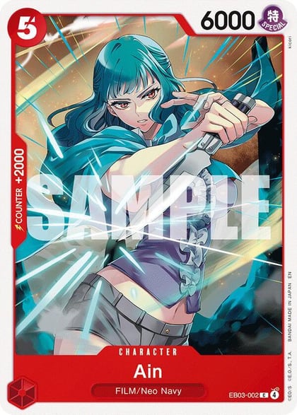 Ain, Extra Booster: One Piece Heroines Edition EB03-002