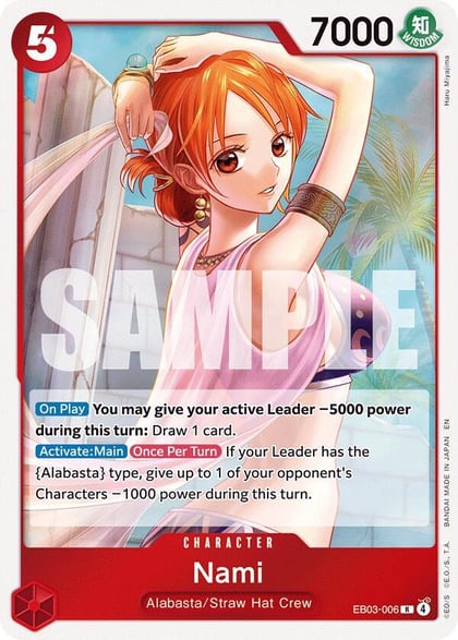 Nami (006), Extra Booster: One Piece Heroines Edition EB03-006