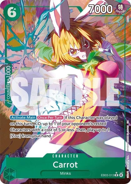 Carrot (Alternate Art), Extra Booster: One Piece Heroines Edition EB03-013
