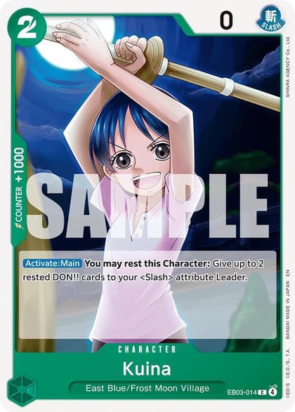Kuina, Extra Booster: One Piece Heroines Edition EB03-014
