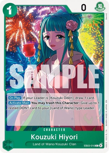 Kouzuki Hiyori, Extra Booster: One Piece Heroines Edition EB03-016