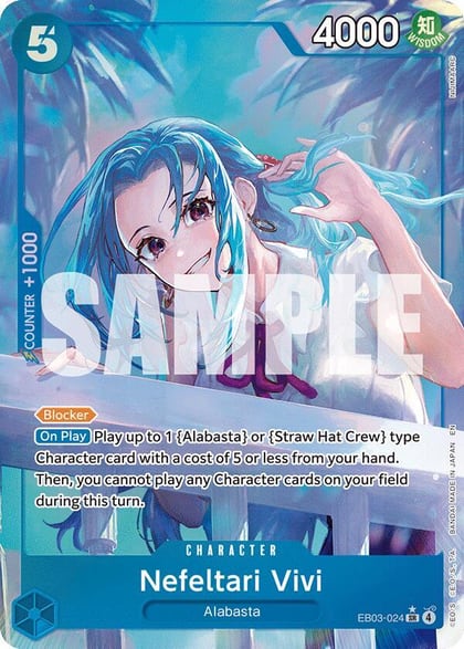 Nefeltari Vivi (024) (Alternate Art), Extra Booster: One Piece Heroines Edition EB03-024