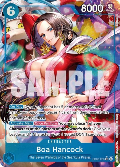 Boa Hancock (Alternate Art), Extra Booster: One Piece Heroines Edition EB03-026