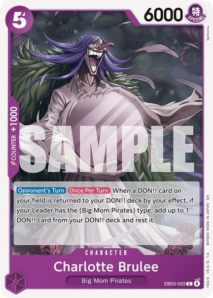 Charlotte Brulee, Extra Booster: One Piece Heroines Edition EB03-033