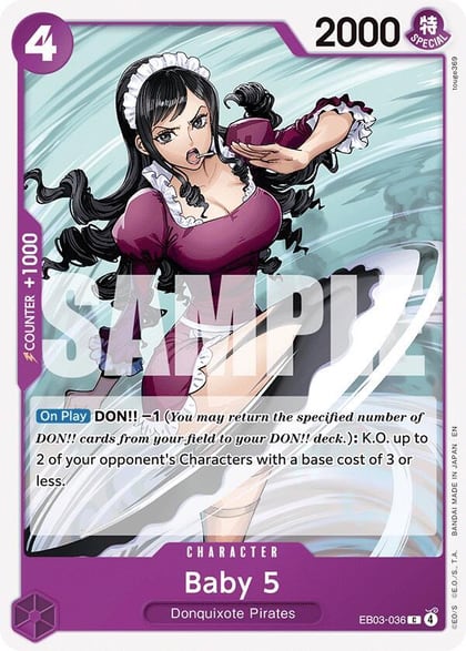 Baby 5, Extra Booster: One Piece Heroines Edition EB03-036
