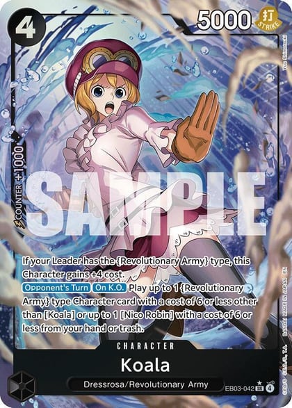 Koala (Alternate Art), Extra Booster: One Piece Heroines Edition EB03-042