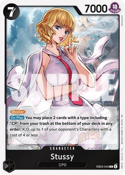 Stussy, Extra Booster: One Piece Heroines Edition EB03-043