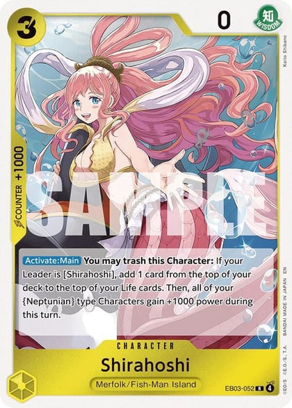 Shirahoshi, Extra Booster: One Piece Heroines Edition EB03-052