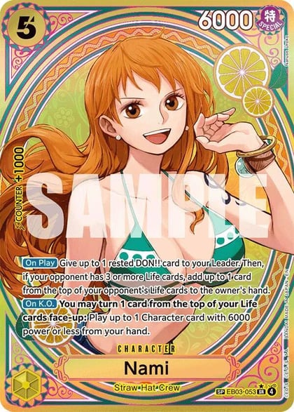 Nami (053) (SP), Extra Booster: One Piece Heroines Edition EB03-053