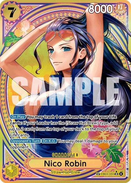 Nico Robin (055) (SP), Extra Booster: One Piece Heroines Edition EB03-055