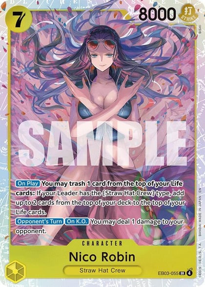 Nico Robin (055), Extra Booster: One Piece Heroines Edition EB03-055