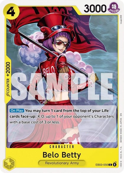 Belo Betty, Extra Booster: One Piece Heroines Edition EB03-056