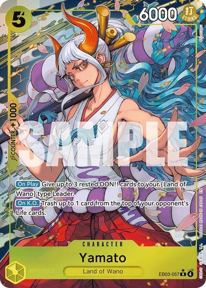 Yamato (Alternate Art), Extra Booster: One Piece Heroines Edition EB03-057