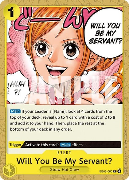 Will You Be My Servant?, Extra Booster: One Piece Heroines Edition EB03-060