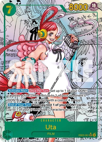 Uta (061) (Manga), Extra Booster: One Piece Heroines Edition EB03-061