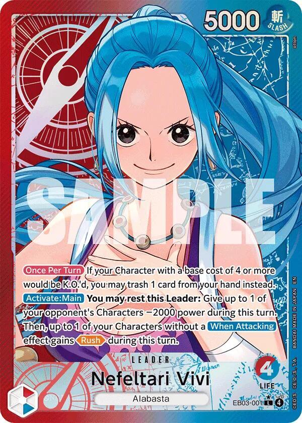 Nefeltari Vivi (001) (Alternate Art), Extra Booster: One Piece Heroines Edition EB03-001