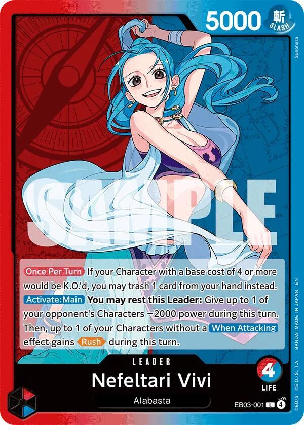 Nefeltari Vivi (001), Extra Booster: One Piece Heroines Edition EB03-001