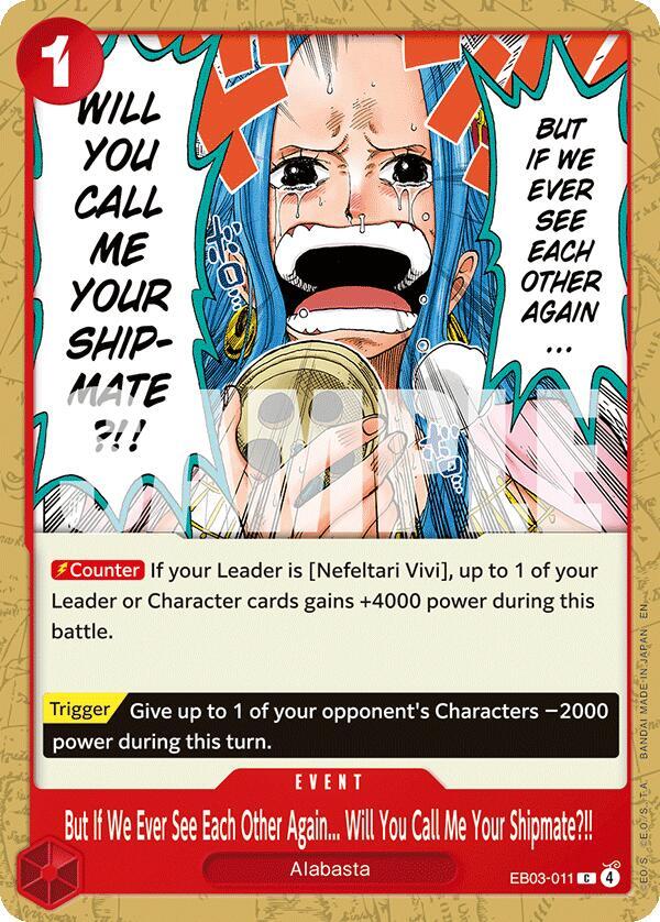 But If We Ever See Each Other Again... Will You Call Me Your Shipmate?!!, Extra Booster: One Piece Heroines Edition EB03-011