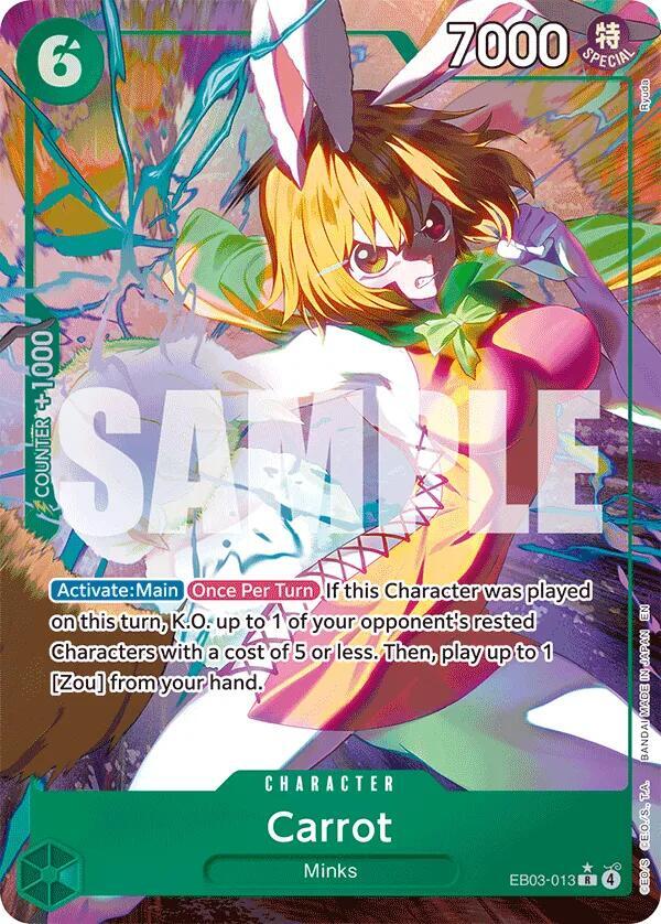 Carrot (Alternate Art), Extra Booster: One Piece Heroines Edition EB03-013