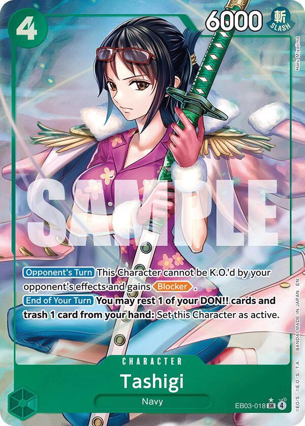 Tashigi (Alternate Art), Extra Booster: One Piece Heroines Edition EB03-018