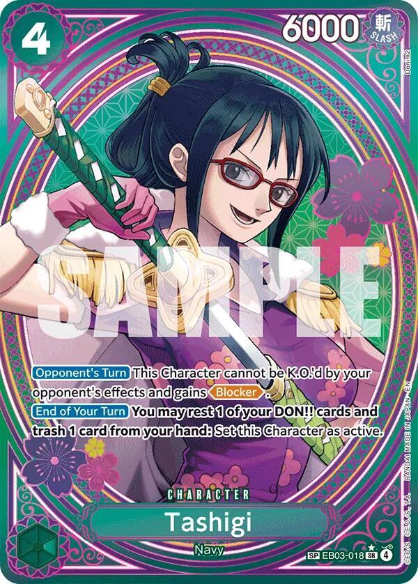 Tashigi (SP), Extra Booster: One Piece Heroines Edition EB03-018