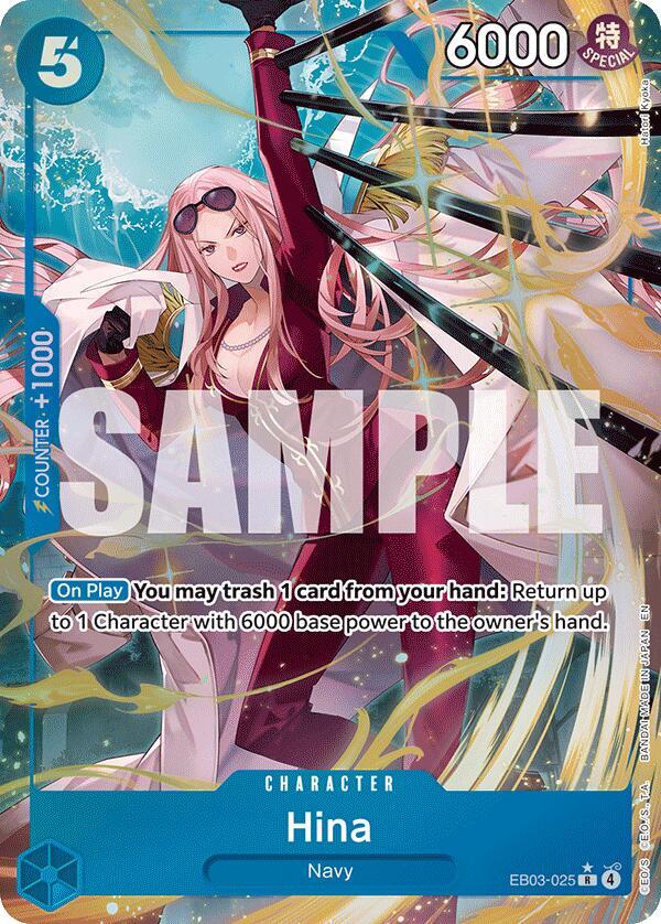 Hina (Alternate Art), Extra Booster: One Piece Heroines Edition EB03-025