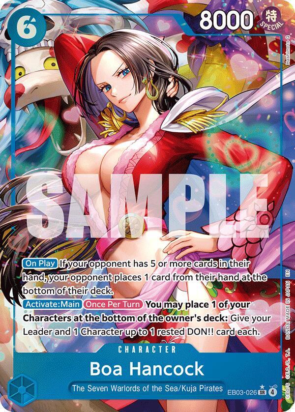 Boa Hancock (Alternate Art), Extra Booster: One Piece Heroines Edition EB03-026