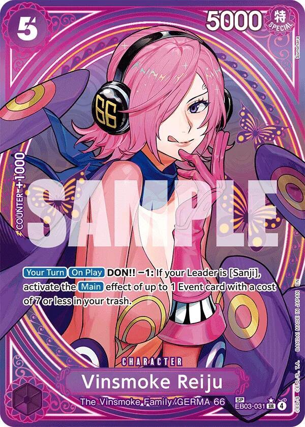 Vinsmoke Reiju (SP), Extra Booster: One Piece Heroines Edition EB03-031
