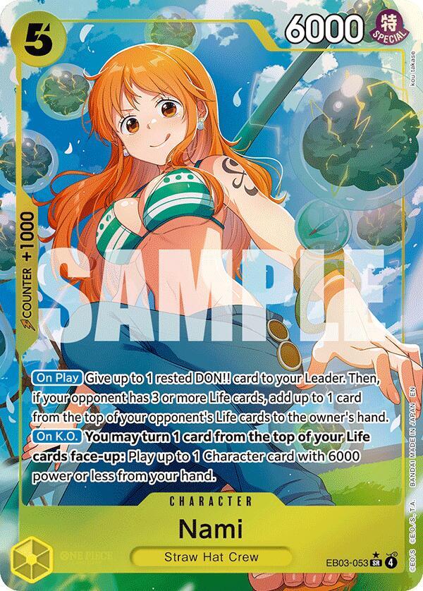 Nami (053) (Alternate Art), Extra Booster: One Piece Heroines Edition EB03-053