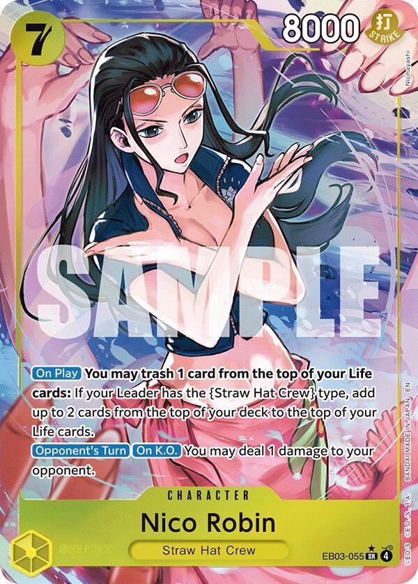 Nico Robin (055) (Alternate Art), Extra Booster: One Piece Heroines Edition EB03-055