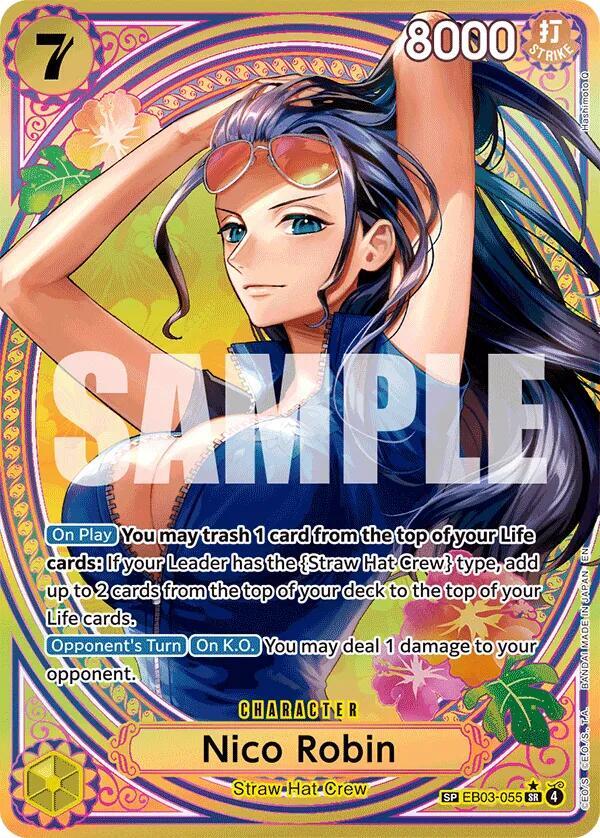 Nico Robin (055) (SP), Extra Booster: One Piece Heroines Edition EB03-055