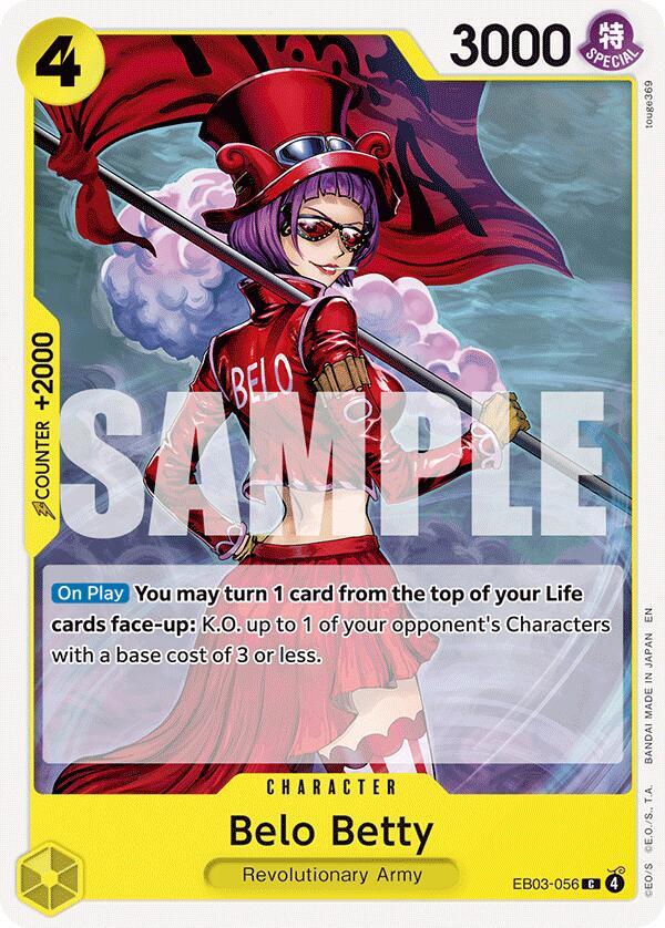 Belo Betty, Extra Booster: One Piece Heroines Edition EB03-056