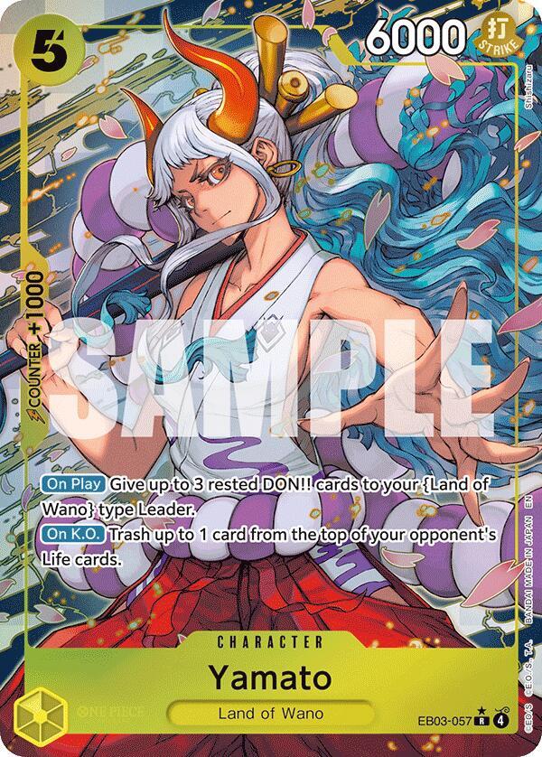 Yamato (Alternate Art), Extra Booster: One Piece Heroines Edition EB03-057