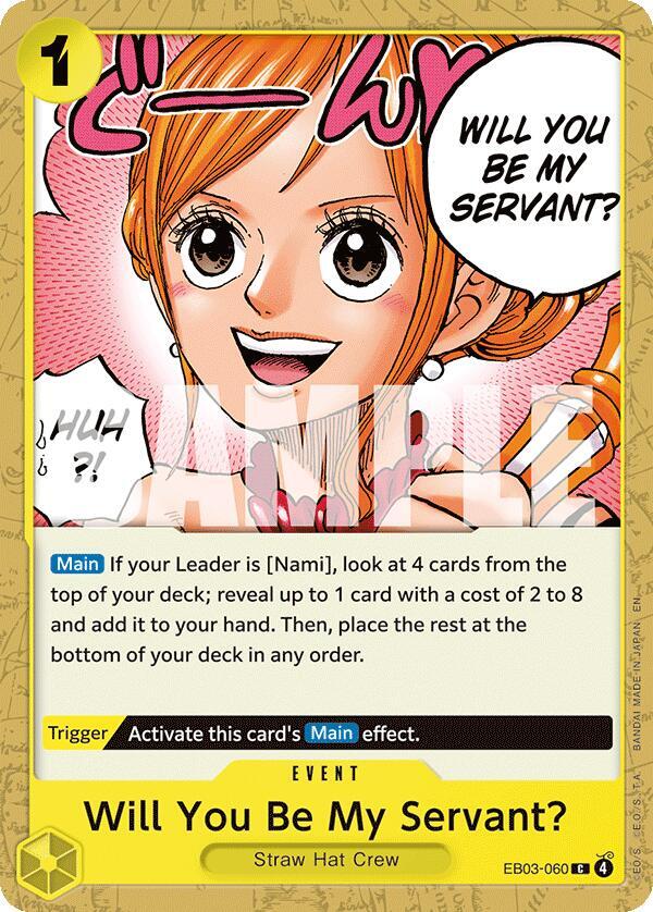 Will You Be My Servant?, Extra Booster: One Piece Heroines Edition EB03-060