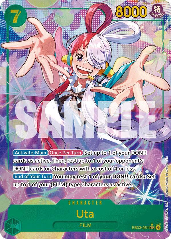 Uta (061) (Alternate Art), Extra Booster: One Piece Heroines Edition EB03-061