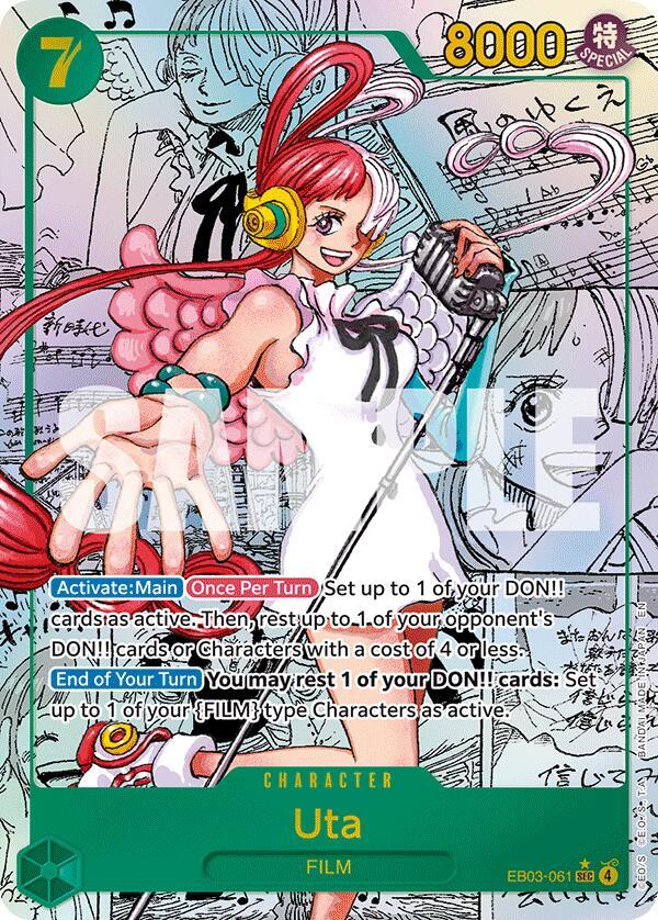 Uta (061) (Manga), Extra Booster: One Piece Heroines Edition EB03-061