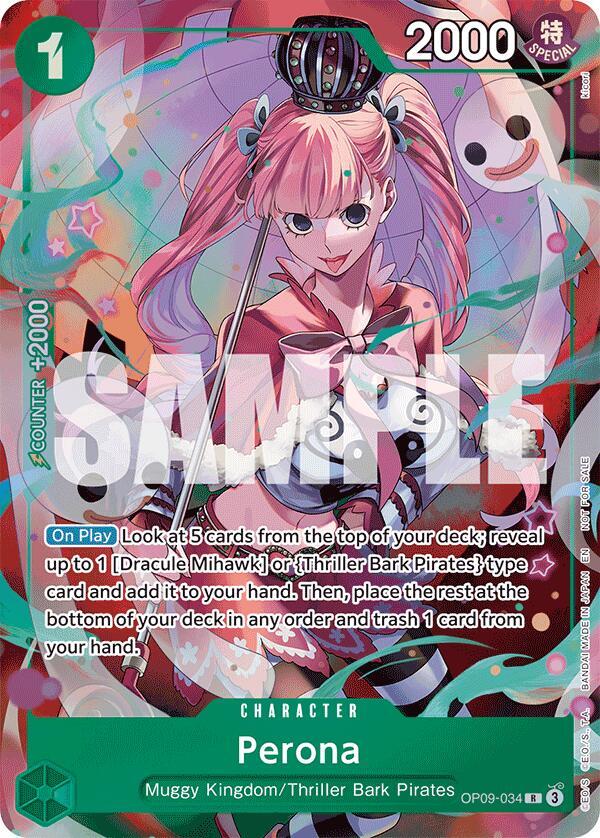 Perona - OP09-034, Extra Booster: One Piece Heroines Edition OP09-034
