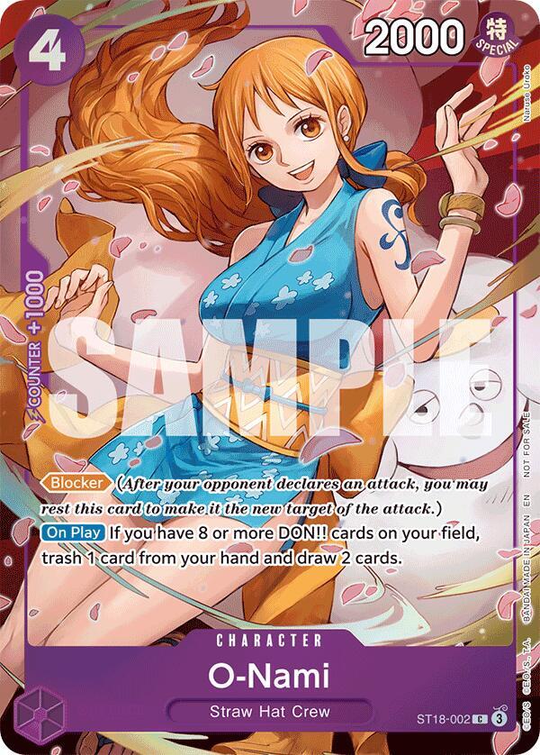 O-Nami - ST18-002 (Dash Pack), Extra Booster: One Piece Heroines Edition ST18-002