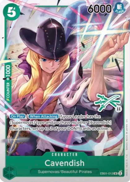 Cavendish (Zoro Deck), Learn Together Deck Set EB01-012