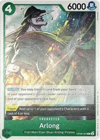 Arlong - OP06-023, Learn Together Deck Set OP06-023