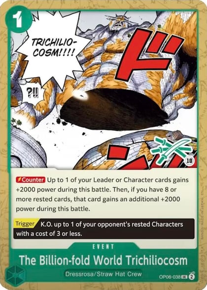 The Billion-fold World Trichiliocosm (Zoro Deck), Learn Together Deck Set OP06-038