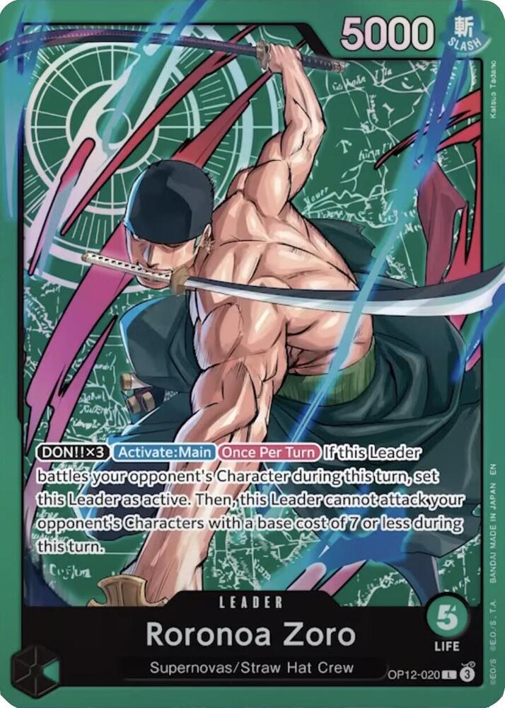 Roronoa Zoro - OP12-020 (Zoro Deck), Learn Together Deck Set OP12-020