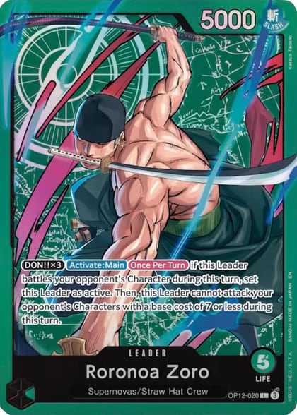 Roronoa Zoro - OP12-020 (Zoro Deck), Learn Together Deck Set OP12-020