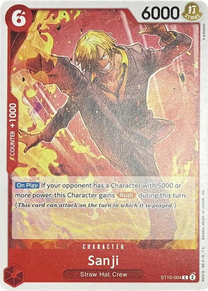 Sanji - ST10-004, Learn Together Deck Set ST10-004