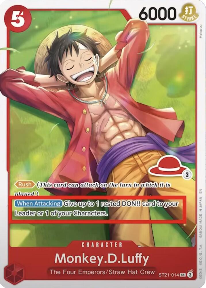 Monkey.D.Luffy - ST21-014 (Luffy Deck), Learn Together Deck Set ST21-014