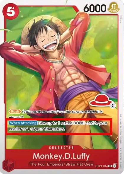 Monkey.D.Luffy - ST21-014 (Luffy Deck), Learn Together Deck Set ST21-014